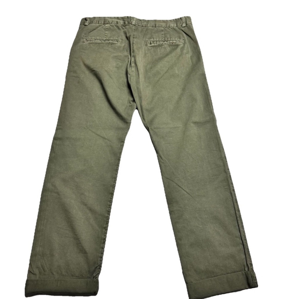 Current Elliott The Captain Trouser Workwear Pant In Army Green Size: 26 - Picture 2 of 9